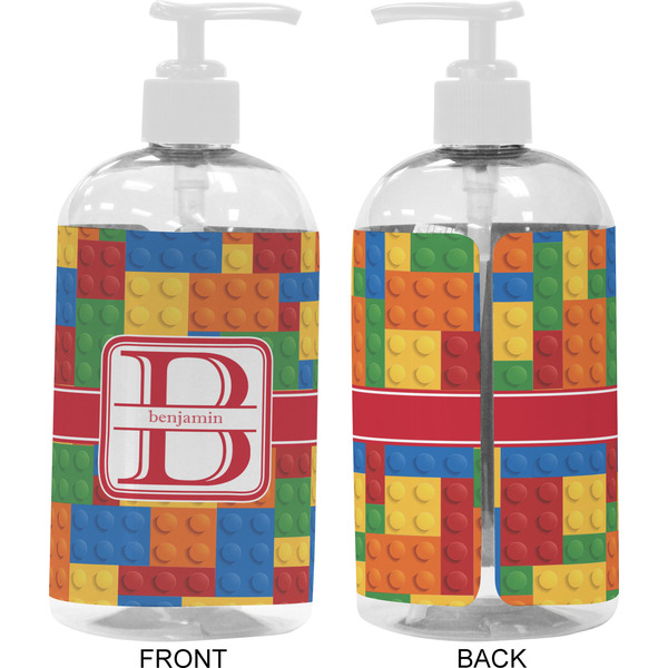 Building Blocks 16 oz Plastic Liquid Dispenser- Approval- White