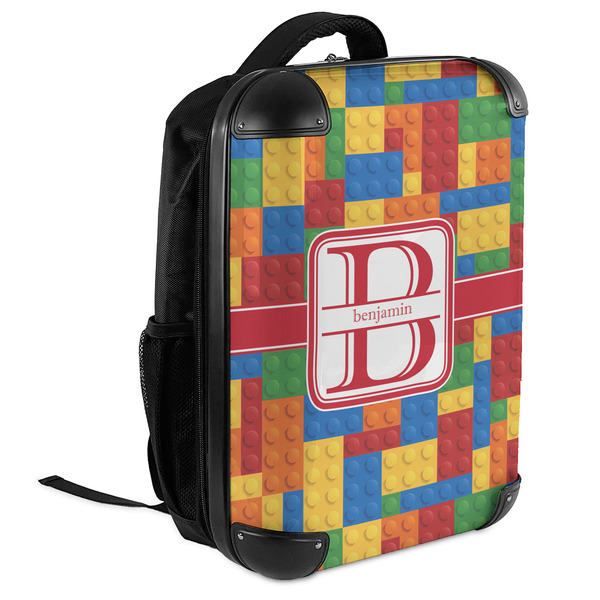 Building Blocks 18" Hard Shell Backpacks - ANGLED VIEW