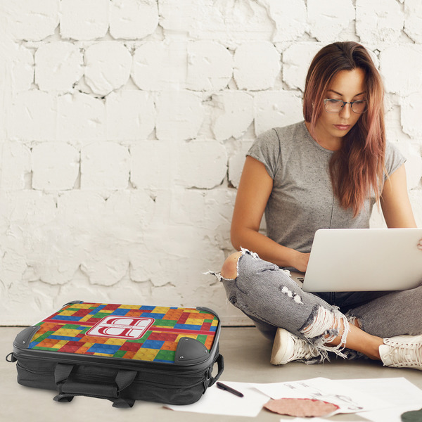 Building Blocks 18" Laptop Briefcase - LIFESTYLE