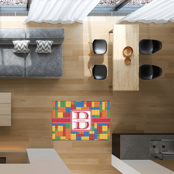 Building Blocks 2'x3' Indoor Area Rugs - IN CONTEXT