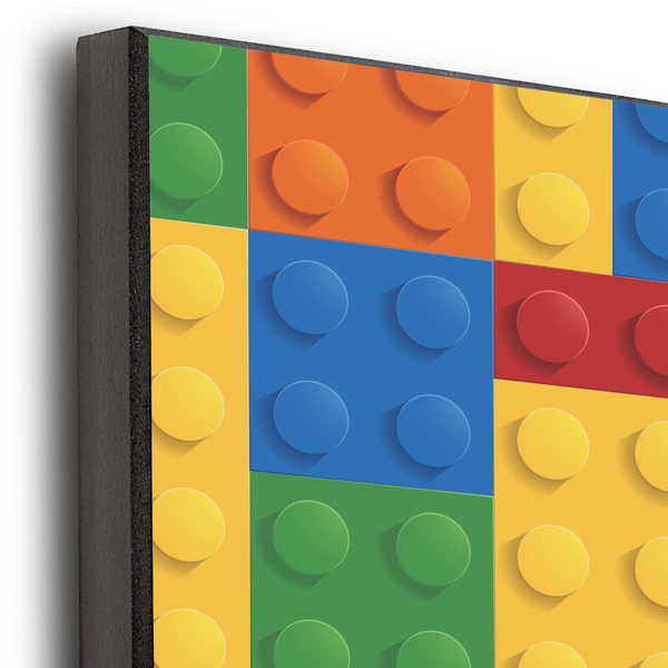 Building Blocks 20x24 Wood Print - Closeup