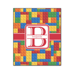 Building Blocks Wood Print - 20x24 (Personalized)