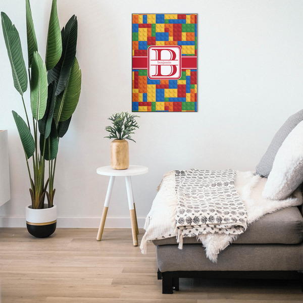 Building Blocks 20x30 Wood Print - In Context