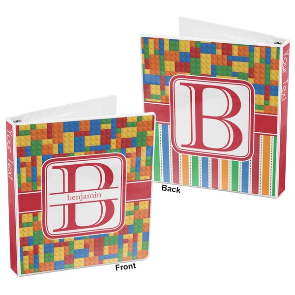 Building Blocks 3-Ring Binder Front and Back