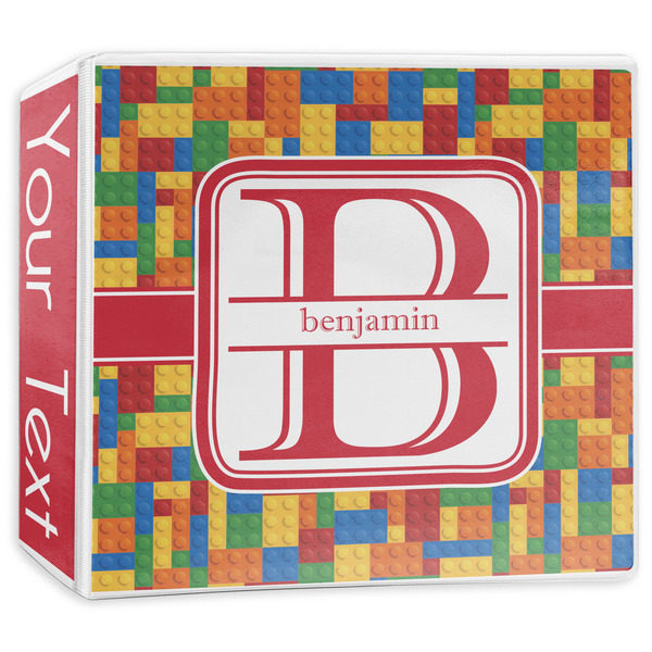 Custom Building Blocks 3-Ring Binder - 3 inch (Personalized)