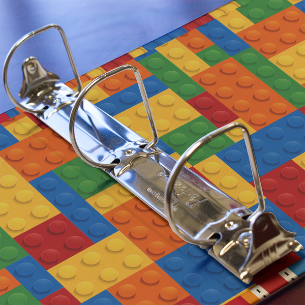 Building Blocks 3 Ring Binders - Full Wrap - 2" - DETAIL
