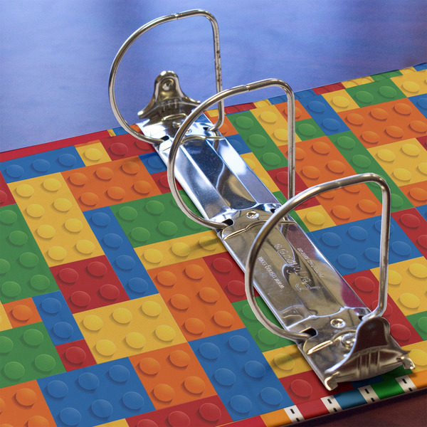 Building Blocks 3 Ring Binders - Full Wrap - 3" - DETAIL