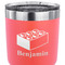Building Blocks 30 oz Stainless Steel Ringneck Tumbler - Coral - CLOSE UP