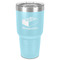 Building Blocks 30 oz Stainless Steel Tumbler - Teal - Single-Sided (Personalized)