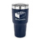 Building Blocks 30 oz Stainless Steel Tumbler - Navy - Single Sided (Personalized)