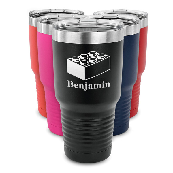 Building Blocks 30 oz Stainless Steel Ringneck Tumblers - Parent/Main