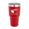 Building Blocks 30 oz Stainless Steel Ringneck Tumblers - Red - FRONT
