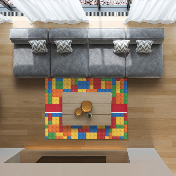 Building Blocks 5'x7' Indoor Area Rugs - IN CONTEXT