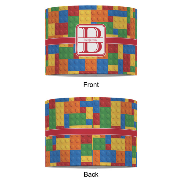 Building Blocks 8" Drum Lampshade - APPROVAL (Fabric)