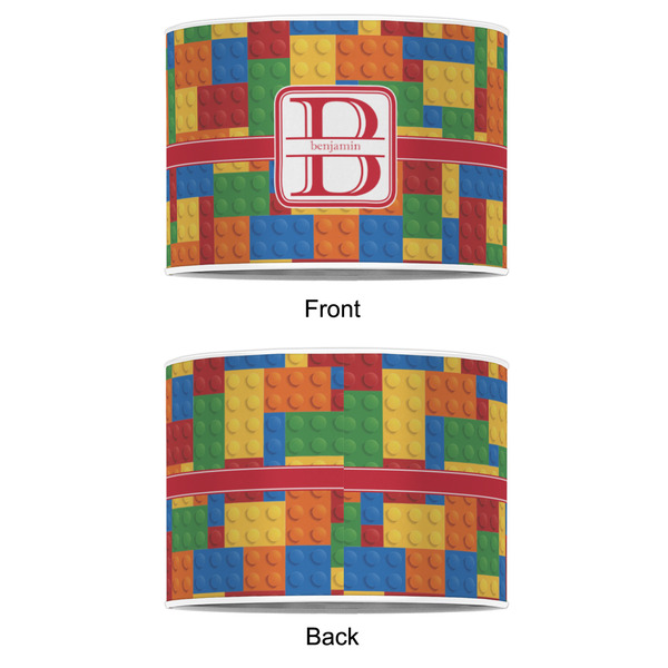 Building Blocks 8" Drum Lampshade - APPROVAL (Poly Film)