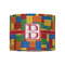 Building Blocks 8" Drum Lampshade - FRONT (Fabric)