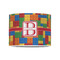 Building Blocks 8" Drum Lampshade - FRONT (Poly Film)