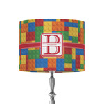 Building Blocks 8" Drum Lamp Shade - Fabric (Personalized)
