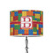 Building Blocks 8" Drum Lampshade - ON STAND (Poly Film)