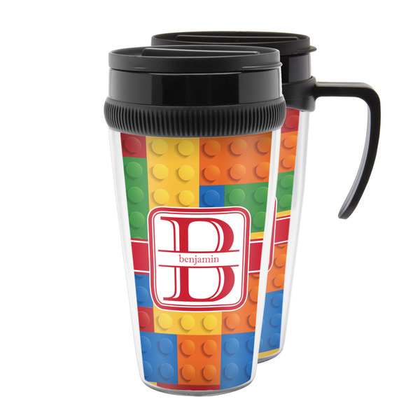 Custom Building Blocks Acrylic Travel Mug (Personalized)