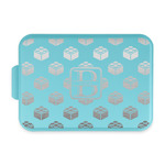 Building Blocks Aluminum Baking Pan with Teal Lid (Personalized)
