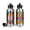 Building Blocks Aluminum Water Bottle - Front and Back