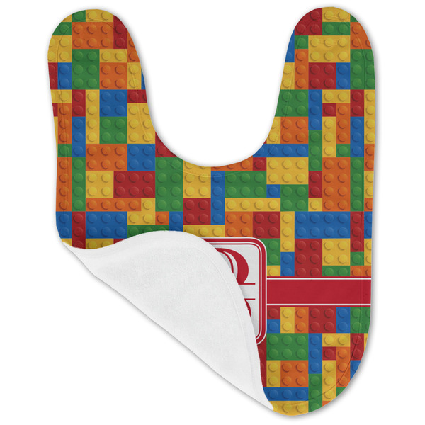 Building Blocks Baby Bib - AFT folded