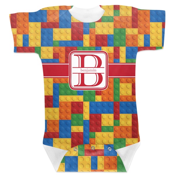 Custom Building Blocks Baby Bodysuit (Personalized)