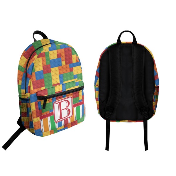 Building Blocks Backpack front and back - Apvl