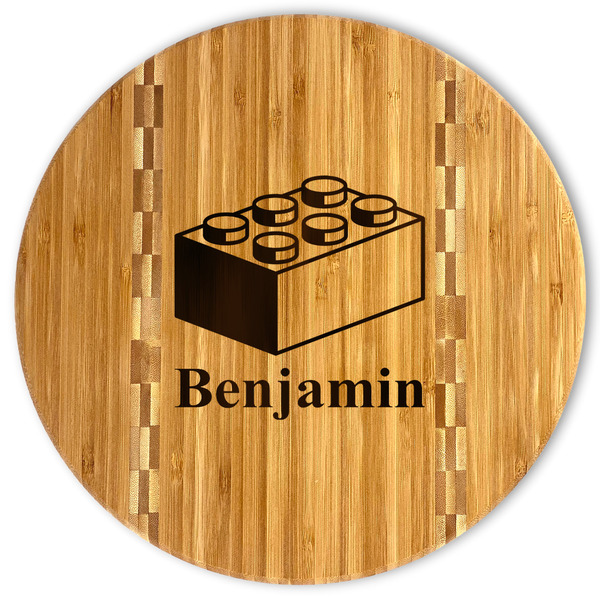 Custom Building Blocks Bamboo Cutting Board (Personalized)