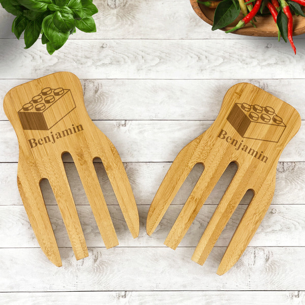 Building Blocks Bamboo Salad Hands - LIFESTYLE