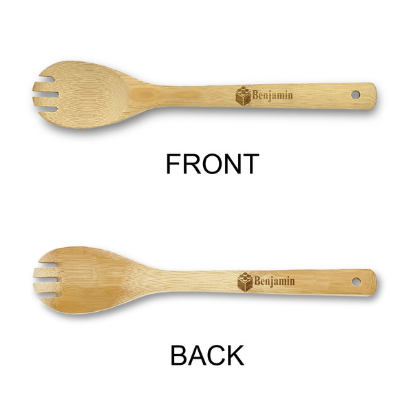 Building Blocks Bamboo Sporks - Double Sided - APPROVAL