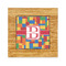 Building Blocks Bamboo Trivet with 6" Tile - FRONT