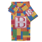 Building Blocks Bath Towel Set - 3 Pcs (Personalized)
