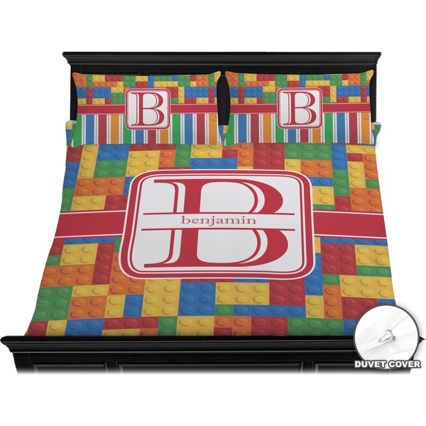 Building Blocks Bedding Set (King) - Duvet