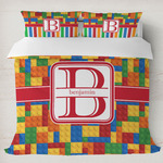 Building Blocks Duvet Cover Set - King (Personalized)