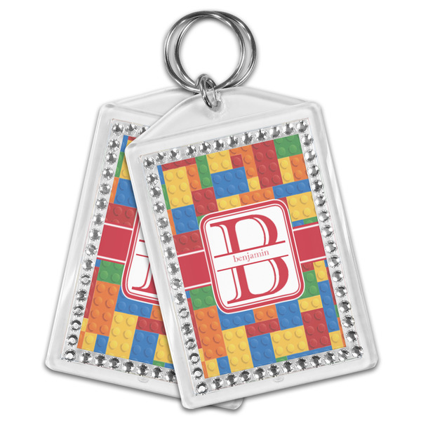 Building Blocks Bling Keychain - MAIN