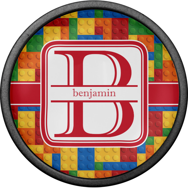 Building Blocks Cabinet Knob - Black - Front