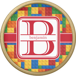 Building Blocks Cabinet Knob - Gold (Personalized)