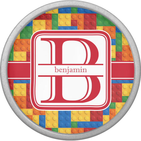 Building Blocks Cabinet Knob - Nickel - Front