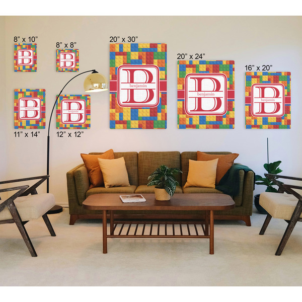 Building Blocks Canvas Prints - Multiple Sizes