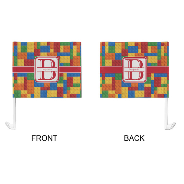 Building Blocks Car Flag - Large - APPROVAL