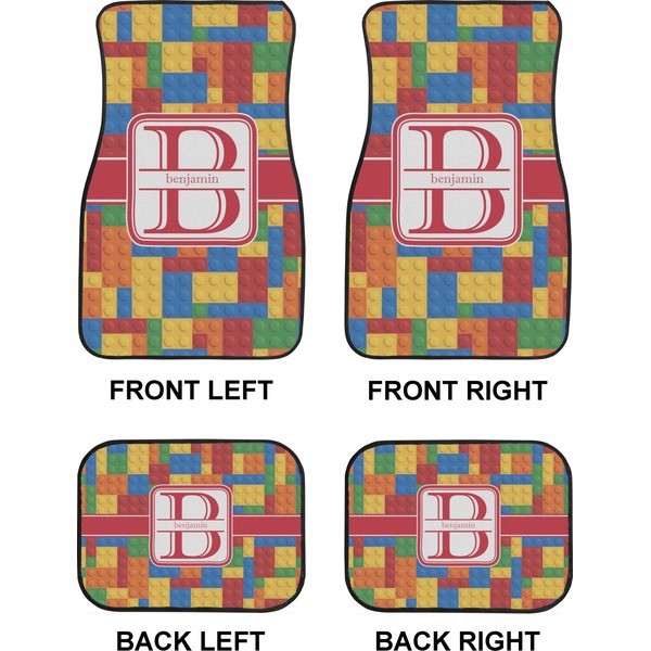 Building Blocks Car Floor Mats Set (2F + 2B)