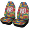 Building Blocks Car Seat Covers (Set of Two) (Personalized)