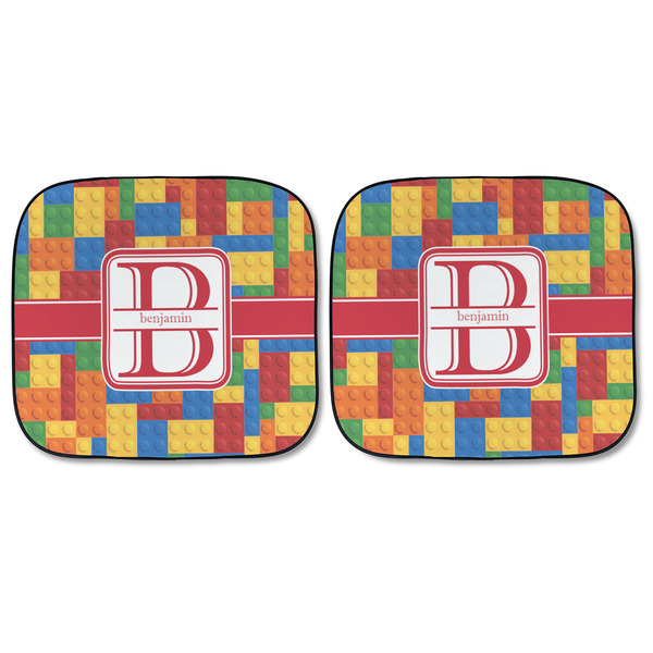 Building Blocks Car Sun Shades - FRONT