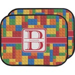Building Blocks Car Floor Mats (Back Seat) (Personalized)