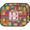 Building Blocks Car Floor Mats (Back Seat) (Personalized)