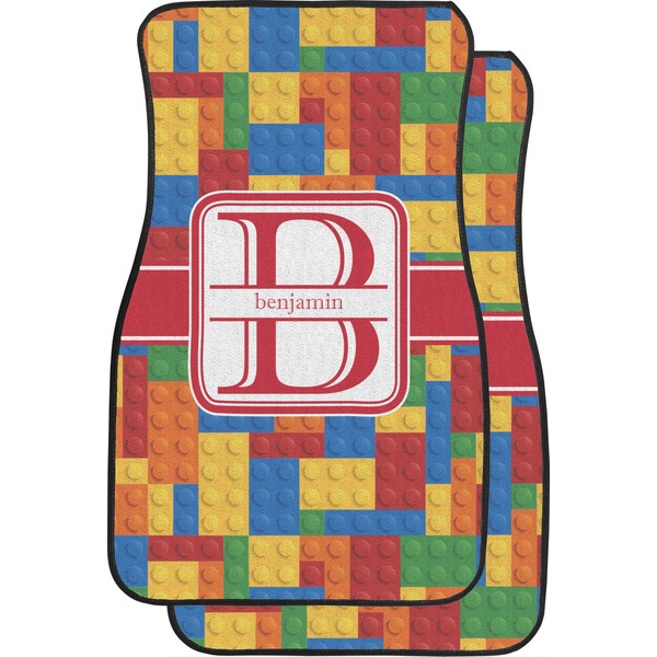 Custom Building Blocks Car Floor Mats (Personalized)