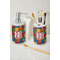 Building Blocks Ceramic Bathroom Accessories - LIFESTYLE (toothbrush holder & soap dispenser)