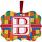 Building Blocks Christmas Ornament (Front View)